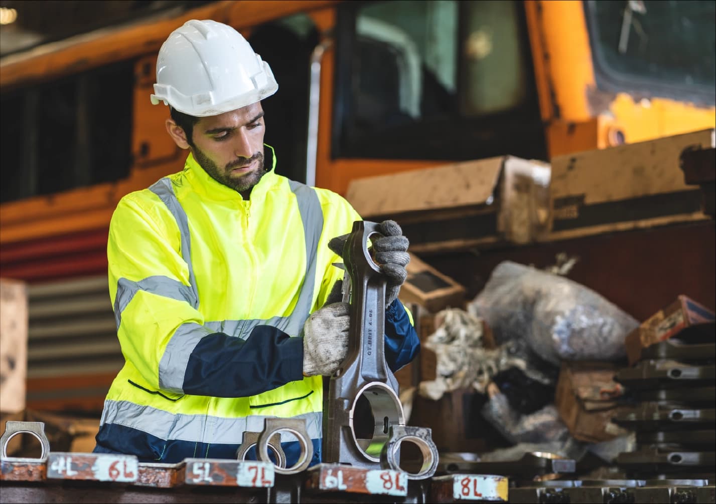 Modern construction buildings with cranes